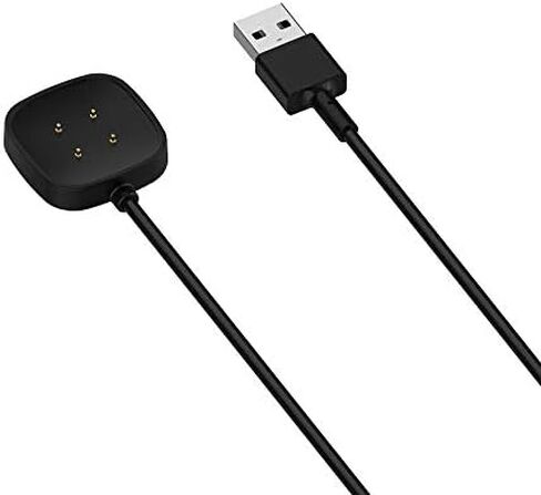 for Versa 4 Charger Versa 3 Charging Cable Wall Plug Charger Compatible with Fitbit Versa 4 /Versa 3 / Sense 2/ Sense Smart Watch Charging Cord in Saudi Arabia