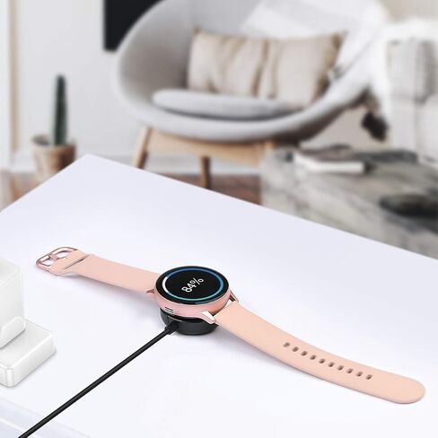 Compatible with Samsung Galaxy Watch 6/6 Classic/ 5/5 Pro/4/4 Classic/3/Active 2/Active,1-Pack Replacement USB Wireless Charging Cable Dock Stand for Galaxy Watch Accessories in Saudi Arabia