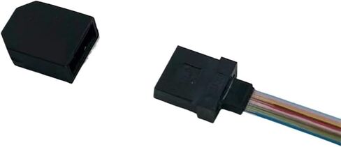 Mt Patch Cord dust Cap, Black MT Fiber Optic Patch Cord dust Cap 50PCS(Dust Cap Black) in Saudi Arabia