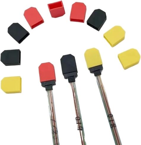 Mt Patch Cord dust Cap, Black MT Fiber Optic Patch Cord dust Cap 50PCS(Dust Cap Black) in Saudi Arabia