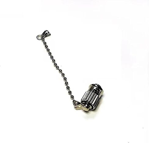 Dust Cap ST Belt Chain 10pcs Metal Optical Fiber Device dust Plug for Optic Adapter Protective Cover in Saudi Arabia