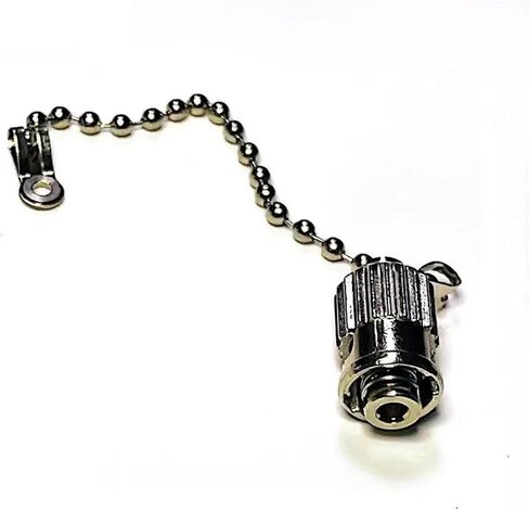 Dust Cap ST Belt Chain 10pcs Metal Optical Fiber Device dust Plug for Optic Adapter Protective Cover in Saudi Arabia