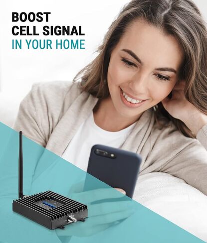 SureCall Fusion4Home Cell Phone Signal Booster up to 2000 sq ft, Boosts 5G/4G LTE, Omni Outdoor Antenna, Home & Office Multi-User All Carrier, Verizon AT&T Sprint T-Mobile, FCC Approved, USA Company in Saudi Arabia