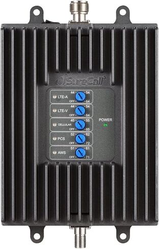 SureCall Fusion4Home Cell Phone Signal Booster up to 2000 sq ft, Boosts 5G/4G LTE, Omni Outdoor Antenna, Home & Office Multi-User All Carrier, Verizon AT&T Sprint T-Mobile, FCC Approved, USA Company in Saudi Arabia