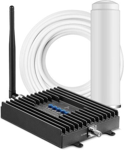 SureCall Fusion4Home Cell Phone Signal Booster up to 2000 sq ft, Boosts 5G/4G LTE, Omni Outdoor Antenna, Home & Office Multi-User All Carrier, Verizon AT&T Sprint T-Mobile, FCC Approved, USA Company in Saudi Arabia