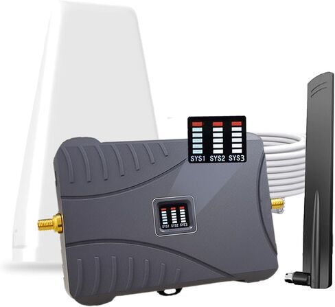 Cell Phone Booster for Home & Multi-Room,Up to 7,000 sq ft,Cell Phone Signal Booster for Band 5/12/13/17,Boost 5G 4G Data for All U.S. Carriers FCC Approved Cell Signal Booster in Saudi Arabia