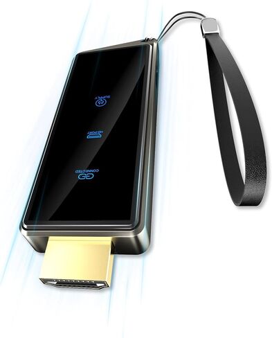 2026 Wireless HDMI Display Dongle Adapter, HDMI Bluetooth Adapter for Streaming Media Video/Audio Wireless Extender from Smartphone,Laptop to HDTV/Projector/Monitor, Support Airplay DLNA Miracast in Saudi Arabia