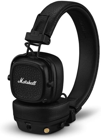 Marshall Major V Wireless On-Ear Bluetooth Headphones - 100+ Hr Playtime | Detachable Audio Cable | Microphone for Calls | Lightweight, Foldable Design for Travel - Midnight Blue in Saudi Arabia