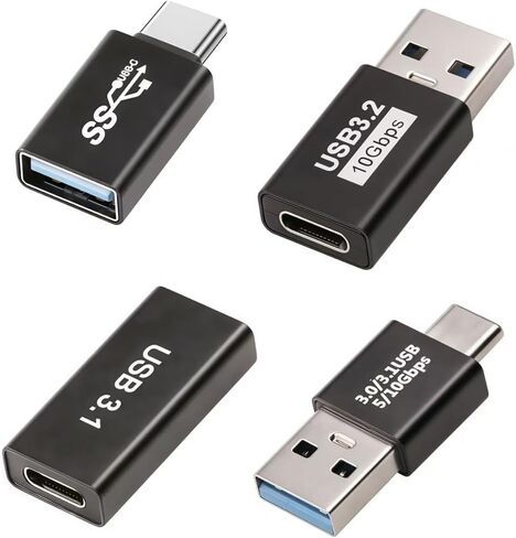 باستال محول USB 3.1 ذكر إلى USB C ذكر | محول USBC ذكر إلى USB ذكر، 10 جيجابت في الثانية 5 فولت/3 أمبير، متوافق مع الهواتف المحمولة/أجهزة الكمبيوتر/أجهزة الكمبيوتر المحمولة/الهواتف المحمولة in Kuwait