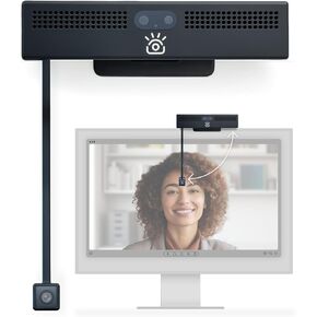 iContact Camera ProHello 4K Eye Contact Webcam, Windows Hello Login | Sign In at a Glance with Windows Hello, Works with Zoom and Teams, Noise-Cancelling Mics, Eye Level Cam in Saudi Arabia