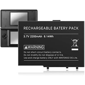2200mAh DS Lite Battery, USG-003 Replacement Battery for DS Lite, NDSL Only Game Player B attery New Upgrade (Not for DSi, D S i XL, DSi LL) in Kuwait