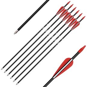 YLS Fiberglass Archery Arrows 30 inch Practice Arrows Perfect for Youth Beginner Target Practice and Outdoor Shooting Recurve Bows Compound Bow in Saudi Arabia