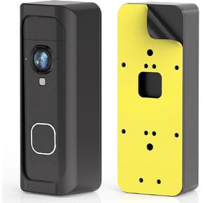 No Drill Doorbell Mount Compatible with Blink Battery Doorbell 2K+, Anti-Theft Doorbell Holder for Apartment Door, Full Cover Adhesive Mounting Bracket Accessories for Home in Saudi Arabia