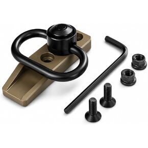 Alloy Dark Earth Tactical Key Mod Direct Attachment Mount Kit-Push Button in Saudi Arabia