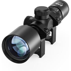 UUQ 3-9x40 Compact Rifle Scope - Crosshair Reticle, Extended Eye Relief,Lightweight Aluminum Scope for Hunting, Clear Lens & Quick Focus| Free Mount Included Fits 20mm Picatinny/Weaver Rail in Saudi Arabia