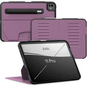 ZUGU Case for iPad Pro 11 inch (M4/M5) 2024/2025 [Black] | Ultra Slim Protective Cover, Apple Pencil Holder w/Charging, Convenient 8-Angle Magnetic Stand, Auto Sleep/Wake Function in Saudi Arabia
