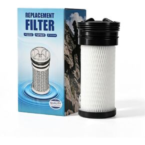 Replacement Water Filter,Fits Katadyn Hiker/Hiker Pro,200 Gallon Capacity | pleated glass-fiber & activated carbon for sediment reduction and taste improvement,ideal for backpacking and emergency kits in Saudi Arabia