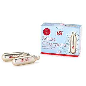 iSi NA North America CO2 Soda Siphon Charger for use with Classic Sodamaker and Soda Siphon, 10 Pack, Gold | Classic Sodamaker, 10 Pack in Saudi Arabia