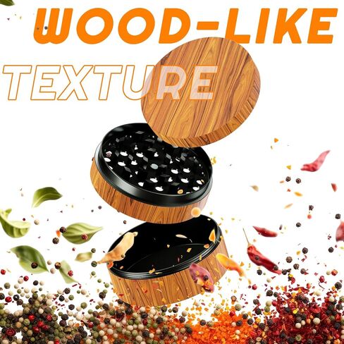 Grinder, 3" Large Size Spice Grinder(Wood) in Kuwait