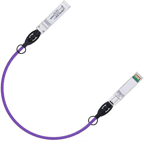 كابل ipolex 10G SFP+، كابل Twinax النحاسي المباشر (DAC)، لـ Cisco SFP-H10GB-CU0.5M، Ubiquiti UniFi UC-DAC-SFP+، Meraki، TP-Link TL-SM5220-0.5M، Mikrotik والمزيد، 0.25 م ~ 7 م in Kuwait