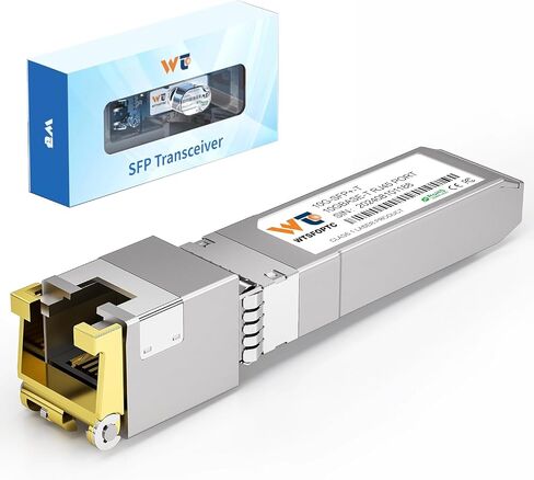 SFP+ to RJ45 10gb, 80m SFP+ Copper Ethernet Module 10g SFP Transceiver | Auto-Negotiation CAT.6a 1.25G/2.5G/5G/10G, Compatible with Cisco, Ubiquiti, Netgear, MikroTik Open Switch(Not for Intel) in Saudi Arabia