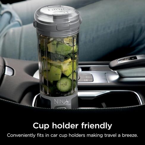 Ninja Blast 16 oz. Personal Portable Blender with Leak Proof Lid and Easy Sip Spout, Perfect for Smoothies, Cordless, USB-C Rechargeable, Dishwasher Safe Parts (Renewed) (Black) in Saudi Arabia
