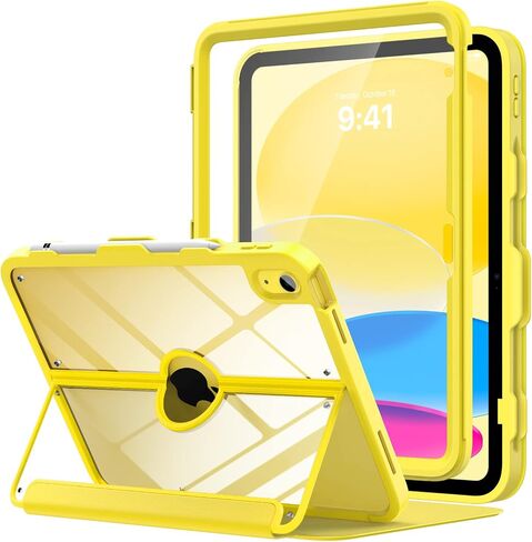 MoKo for iPad (A16) 11th/10th Generation Case with Pencil Holder, Navy Blue | For iPad 11/10.9-Inch Case 2025/2022, Full Heavy Duty Clear Cover, Built-in Screen Protector, Magnetic Multi-angle Stand in Saudi Arabia
