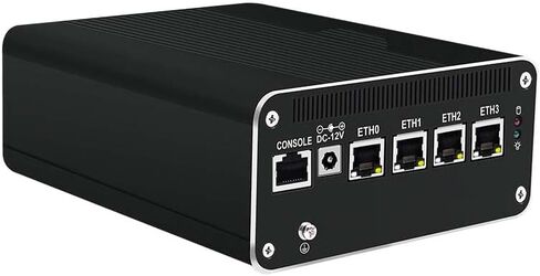 12th 8505 Gen New Soft Router SFP Network Card i226-V 2.5G*4 2*SATA Firewall Appliance Mini PC Proxmox Server (8505, 8G+256G) in Saudi Arabia