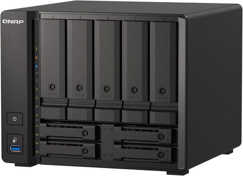 QNAP TS-h973AX-32G 9-Bay QuTS Hero NAS with 10GbE/2.5GbE Connectivity in Saudi Arabia