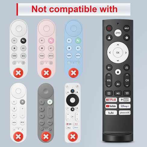 Replacement Remote Control for Hisense Smart Google TV，for Hisense UHD 4K ULED Google TVs in Kuwait