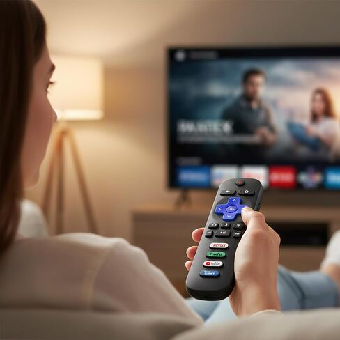 Replacement Remote Control for Roku TV, 3-Pack | for TCL/Onn/Hisense Roku TV, No Setup, 1-Year Warranty in Kuwait