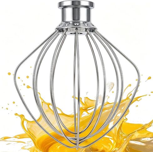 K45WW 6 Wire Whip for 4.5 5 QT KitchenAid Tilt-Head Stand Mixer，Whisk Attachment Fits Kitchen Aid, Compatible with Kitchen Aid Accessories K45,K45SS,KSM90,KSM110,KSM150 (Dishwasher Safe) in Saudi Arabia