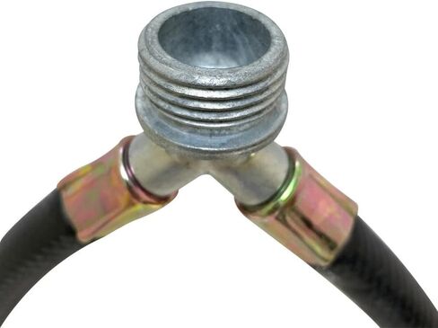 Appli Parts APIH-1234Y 1 ft Y Mixer Washing Machine Inlet Hose with Gasket 3/4 Male x 3/4 Female Fitting, Straight Connectors in Kuwait
