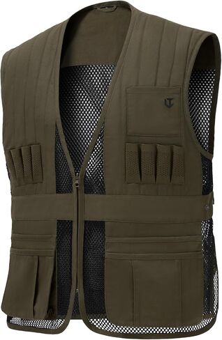 Unisex Tactical Shooting Range Vest Breathable with Movable Shoulder Pad for Skeet Trap Clay Shooting in Saudi Arabia