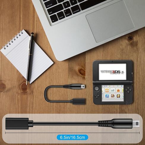 3DS to USB C Adapter, USB Type C Adapter for Nintendo 3DS / 2DS / New 2DS XL/DSi/DSi XL Charger Cable in Kuwait