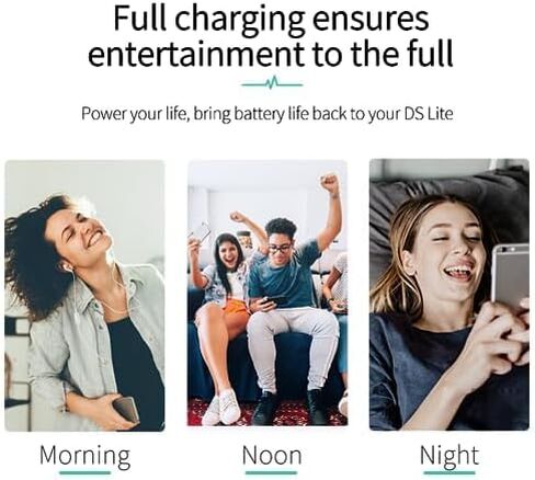 2200mAh DS Lite Battery, USG-003 Replacement Battery for DS Lite, NDSL Only Game Player B attery New Upgrade (Not for DSi, D S i XL, DSi LL) in Kuwait