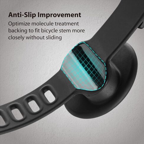 Bone Bike Tie Connect Kit 2, Quick Release Bike Phone Stem Mount | Shock-Absorbing & Scratch-Free Silicone, 360° Rotation, Detachable Phone Holder for Road & MTB Cycling, Fits 4.7"-7.2" Phones in Kuwait