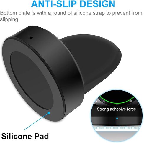 Samsung Galaxy Watch 42mm/46mm Charging Dock for SM-R800 R810 R815, Black | Only for SM-R800/R810/R815 Watch 42/46mm. Not for Watch3-7, Active1/2. Upgraded stable dock, safe charging in Saudi Arabia