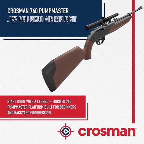Crosman 760P Pump Master .177-Caliber Pellet/BB Air Rifle in Saudi Arabia
