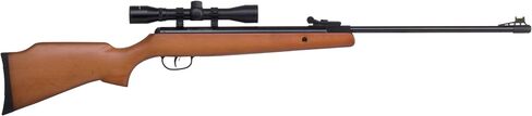Crosman Optimus Spring-Powered Break Barrel Air Rifle with Scope | Classic Break-Barrel Spring Power - Beautiful Real Hardwood Rifle Stock - Rifled Steel Barrel Shoots Straight in Saudi Arabia