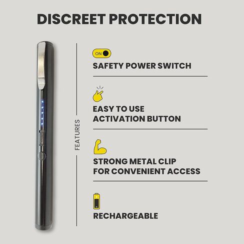 STREET WISE SECURITY PRODUCTS 25,000,000 Pain Pen Stun Gun, Black and Silver Pack of 2 in Saudi Arabia