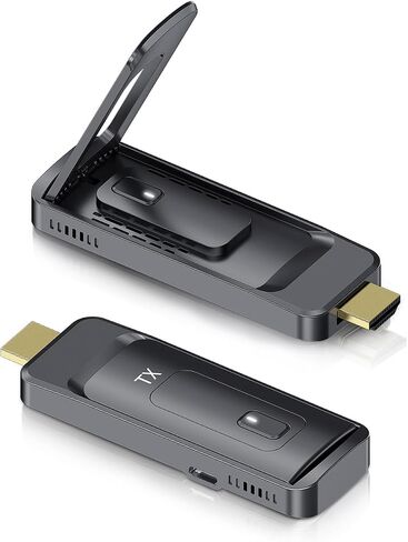 AIMIBO Wireless HDMI Transmitter and Receiver, 2026 Upgraded, 4K/1080P, 5.8G/2.4G, Up to 8TXs, 328FT, Plug and Play, Wirelessly Cast Video/Audio for Laptop, Camera, CCTV to HDTV, Projector in Saudi Arabia