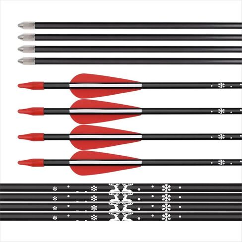 YLS Fiberglass Archery Arrows 30 inch Practice Arrows Perfect for Youth Beginner Target Practice and Outdoor Shooting Recurve Bows Compound Bow in Saudi Arabia