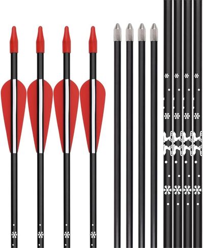 YLS Fiberglass Archery Arrows 30 inch Practice Arrows Perfect for Youth Beginner Target Practice and Outdoor Shooting Recurve Bows Compound Bow in Saudi Arabia