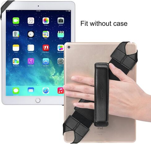 joylink Tablet Hand Strap 10 Inch, Fits Over Protective Case, 360° Swivel Grip, iPad 9th 10th Gen Samsung Galaxy Tab, Artists Reading, Black in Saudi Arabia