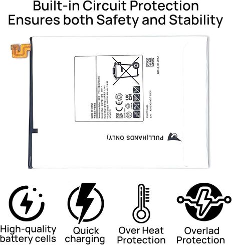 EB-BT710ABE Battery Compatible with Galaxy Tab S2 8.0 Inch LTE-A T710 SM-T719 T715 T719N SM-T710 SM-T713 SM-T715 SM-T715C Series EB-BT710ABA EB-BT710ABC 3.85V 15.4Wh in Saudi Arabia