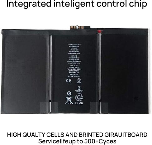 A1376 Battery Compatible with iPad 2 2nd Generation (Not for Air 2) A1396 A1397 A1395 Replacement Batteries 3.8V 25Wh with Tool Kit in Saudi Arabia