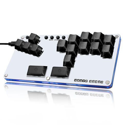 Sehawei Haute42 16-Key Mini Plus Leverless Arcade Controller | Hot Swap, Turbo Function & SOCD Supported, Compatible with PC/Ps3/Ps4/Switch in Saudi Arabia