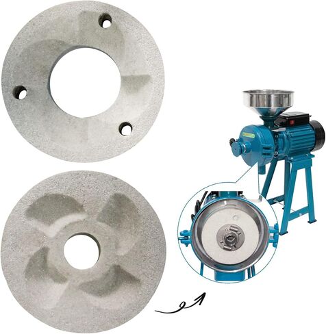 Grinding Wheel Sand Milling Sheet for Grain Mill Dry Wet Grinder Electric 110V 3000W Wheat Corn Feed Cereals (Sand Milling Disc) in Saudi Arabia