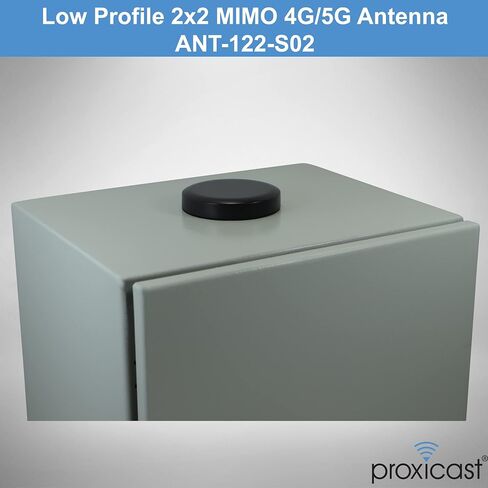 Proxicast Ultra Low Profile MIMO 4G / 5G هوائي متعدد الاتجاهات مثبت على المسمار لأجهزة المودم وأجهزة التوجيه AT&T T-Mobile (وغيرها) مع مقابس هوائي خارجي SMA (ANT-122-S02) in Kuwait